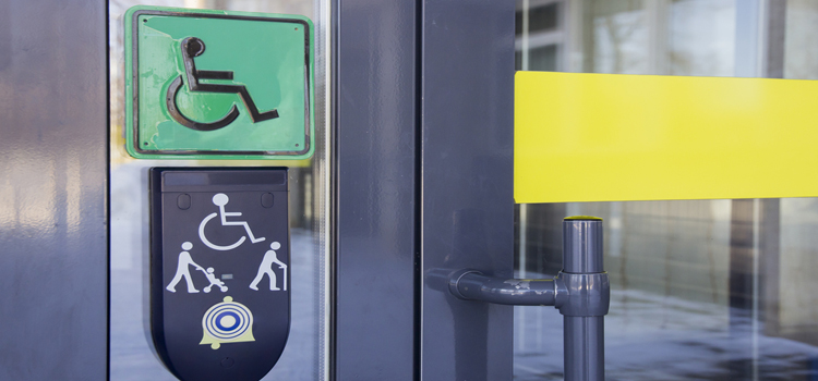automatic handicap door opener in Lawndale